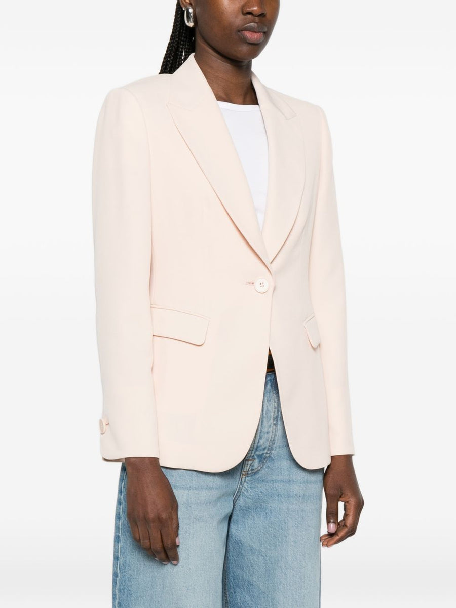 Emporio Armani Powder Blazer For Women Single Breasted Tailored Luxury Jacket For Work And Weekend