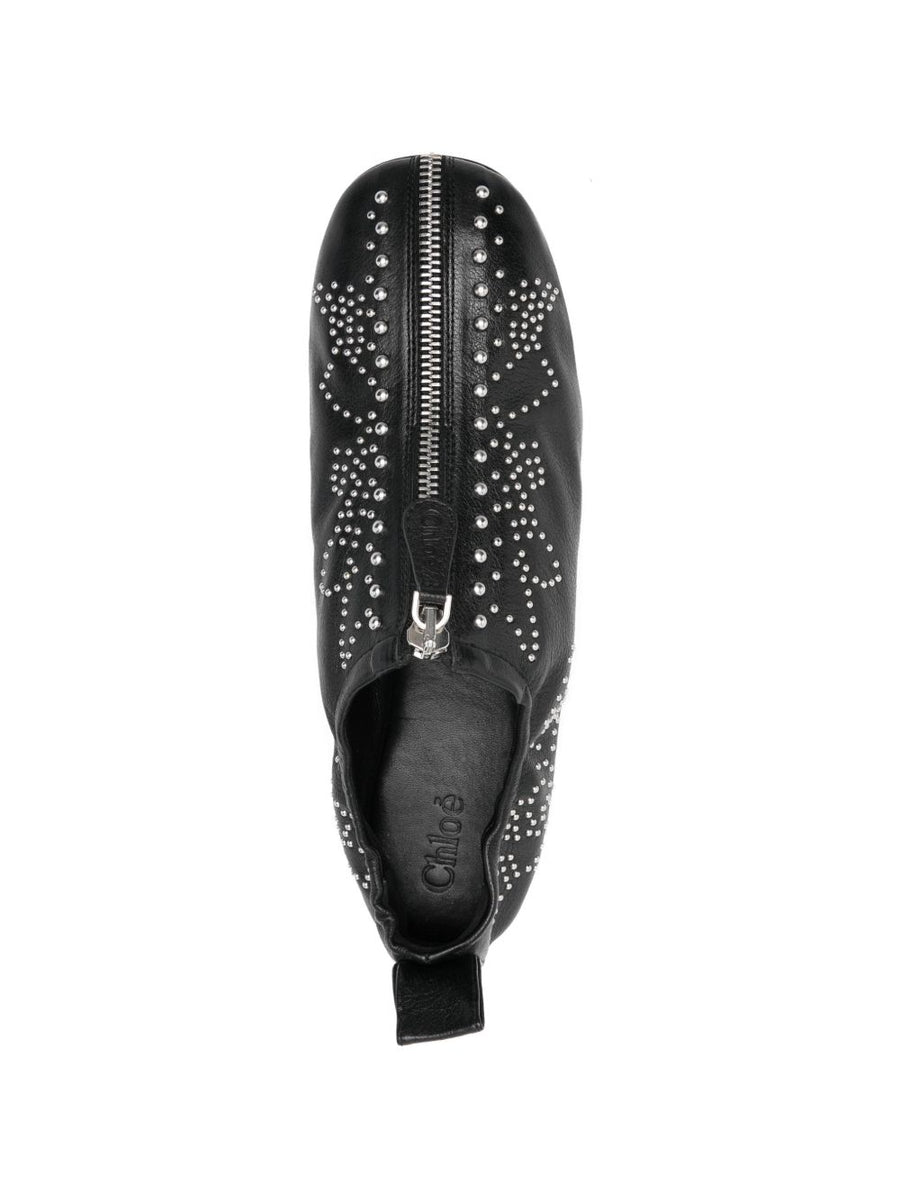 Chloé Susanna Flat Shoes Black Lamb Leather For Women Luxurious Everyday Elegance