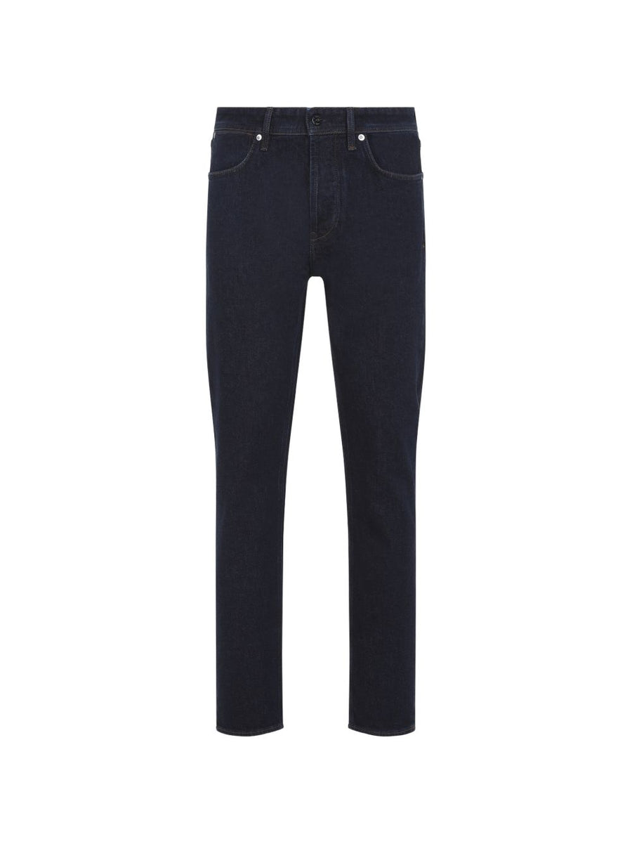 Stone Island Slim Denim Jeans For Men With Premium Navy Stretch And Five Pocket Fit