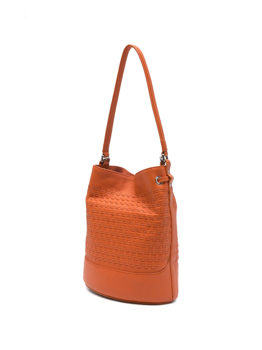 Zanellato Monda' Small Bag Shoulder Bag In Orange Sicilian Mosaic For Women Day To Night Luxury