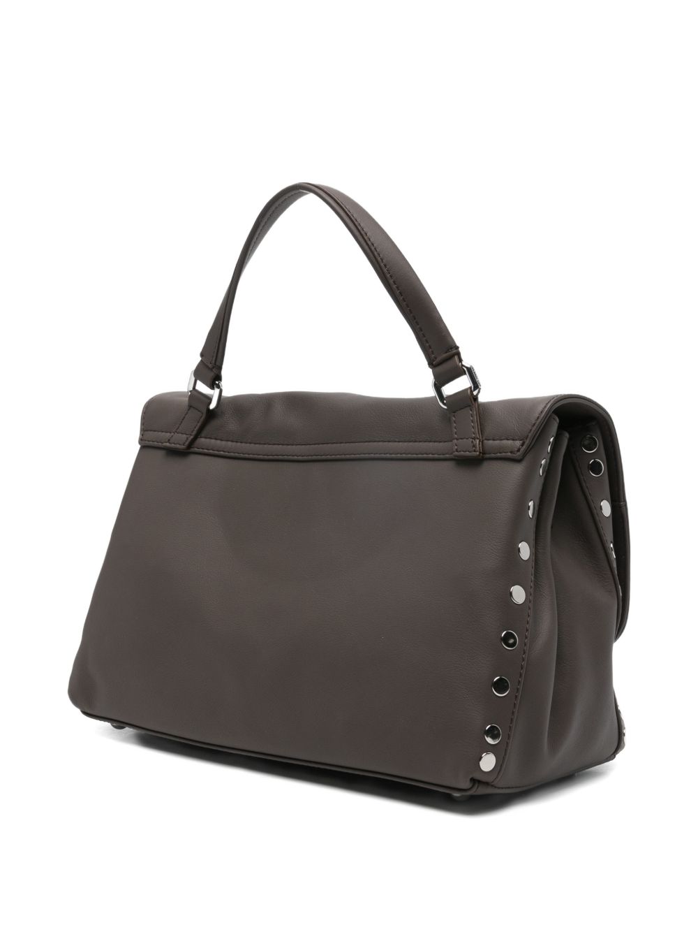 Zanellato Small Postina® Bag In Smooth Brown Gianduiotto Leather