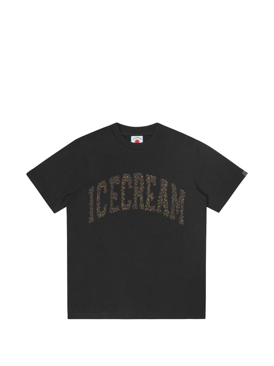 Icecream Logo Cotton T Shirt For Men Front Logo Crew Neck 100 Percent Cotton Versatile Everyday Wear