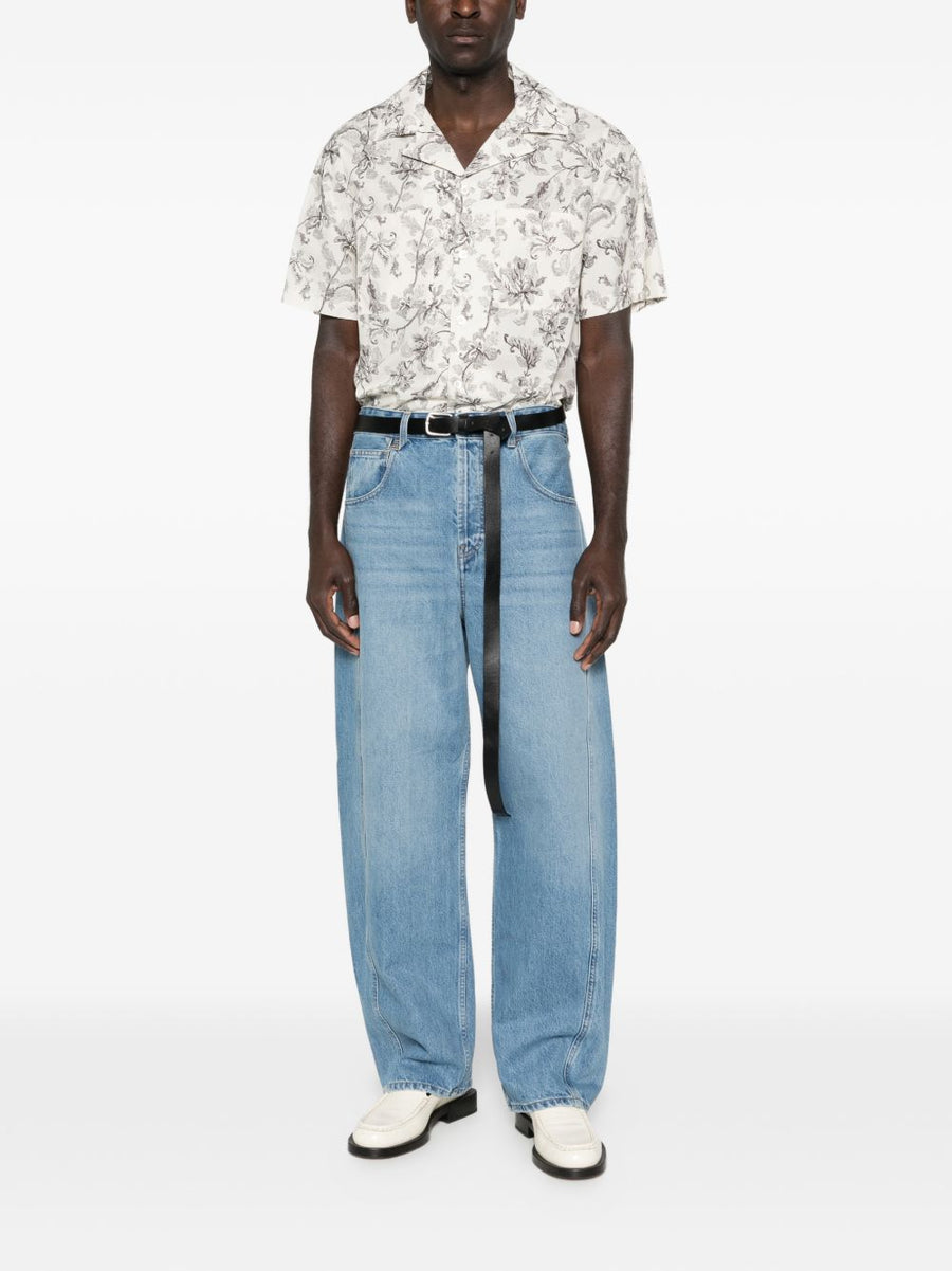 Jacquemus Le De Nimes Mirada Navy Denim Jeans For Men Modern Fit With Heritage Craft And Quiet Luxury