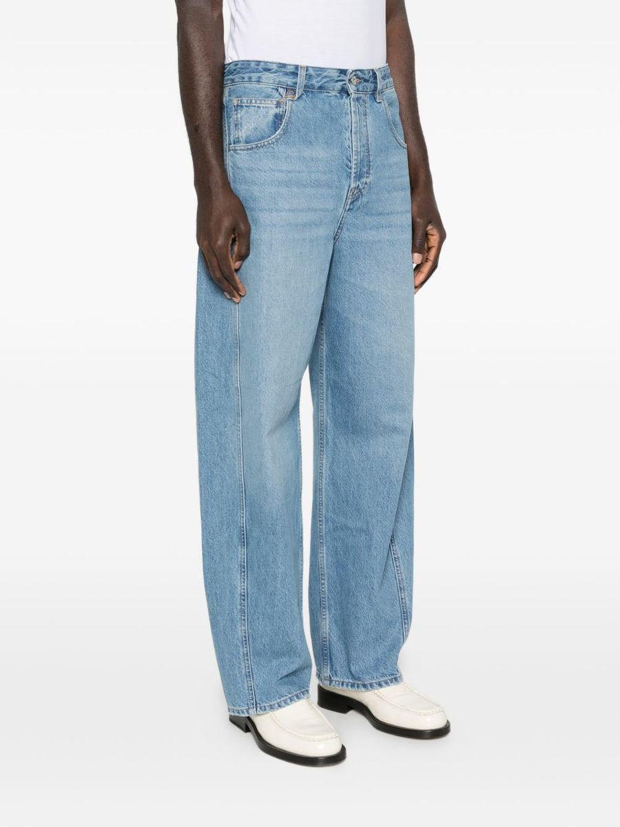 Jacquemus Le De Nimes Mirada Navy Denim Jeans For Men Modern Fit With Heritage Craft And Quiet Luxury