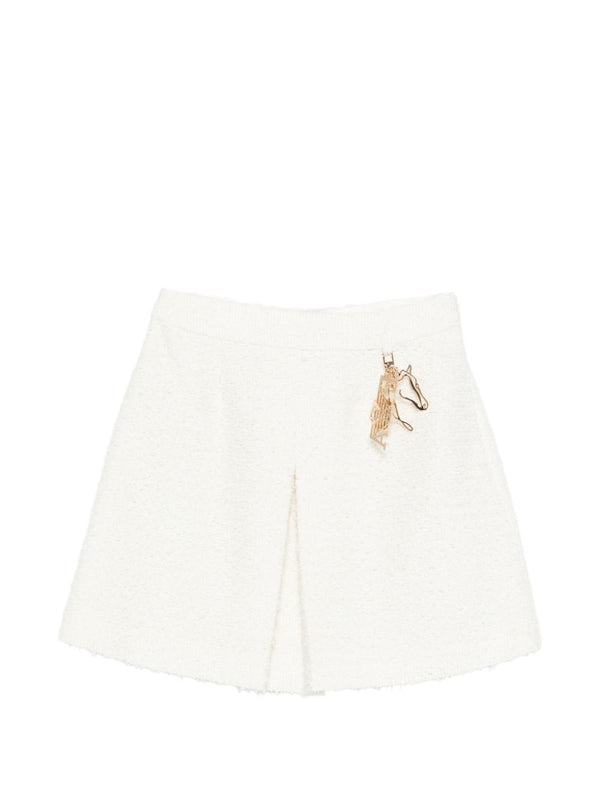 Emporio Armani A-line shape Tweed mini skirt