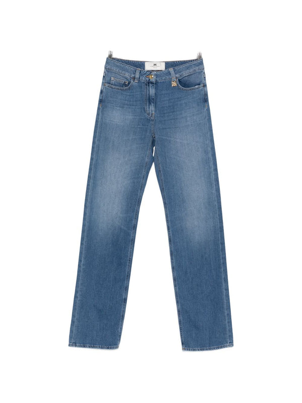 Elisabetta Franchi Denim cotton jeans