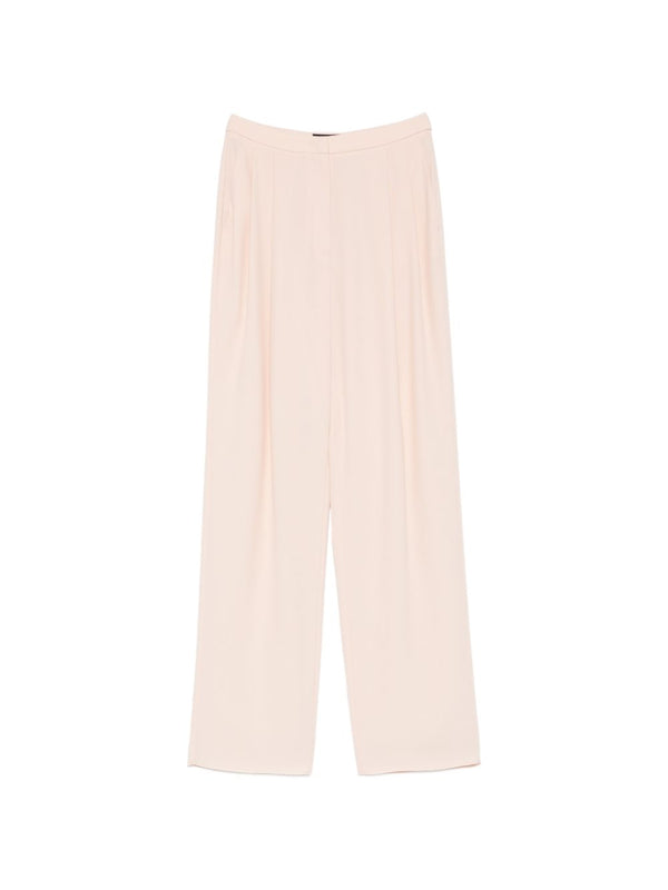 Emporio Armani Powder Premium Wide Leg Trousers For Women