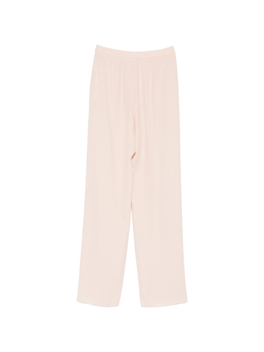 Emporio Armani Powder Premium Wide Leg Trousers For Women