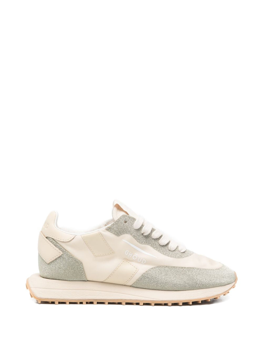 Ghoud Rush Starlight Sneakers for Women Ivory Fabric Upper with PU Detailing Luxury Everyday Style Spring 2026