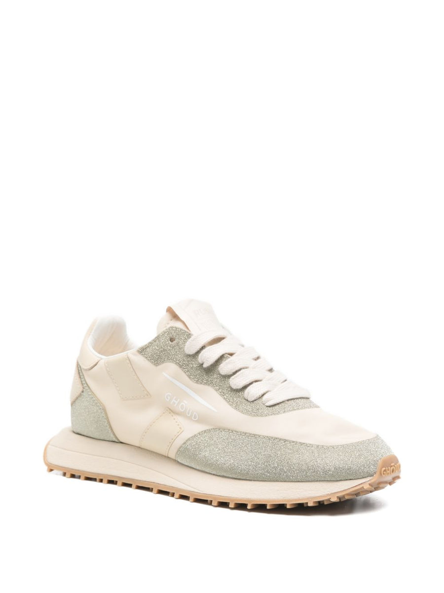 Ghoud Rush Starlight Sneakers for Women Ivory Fabric Upper with PU Detailing Luxury Everyday Style Spring 2026