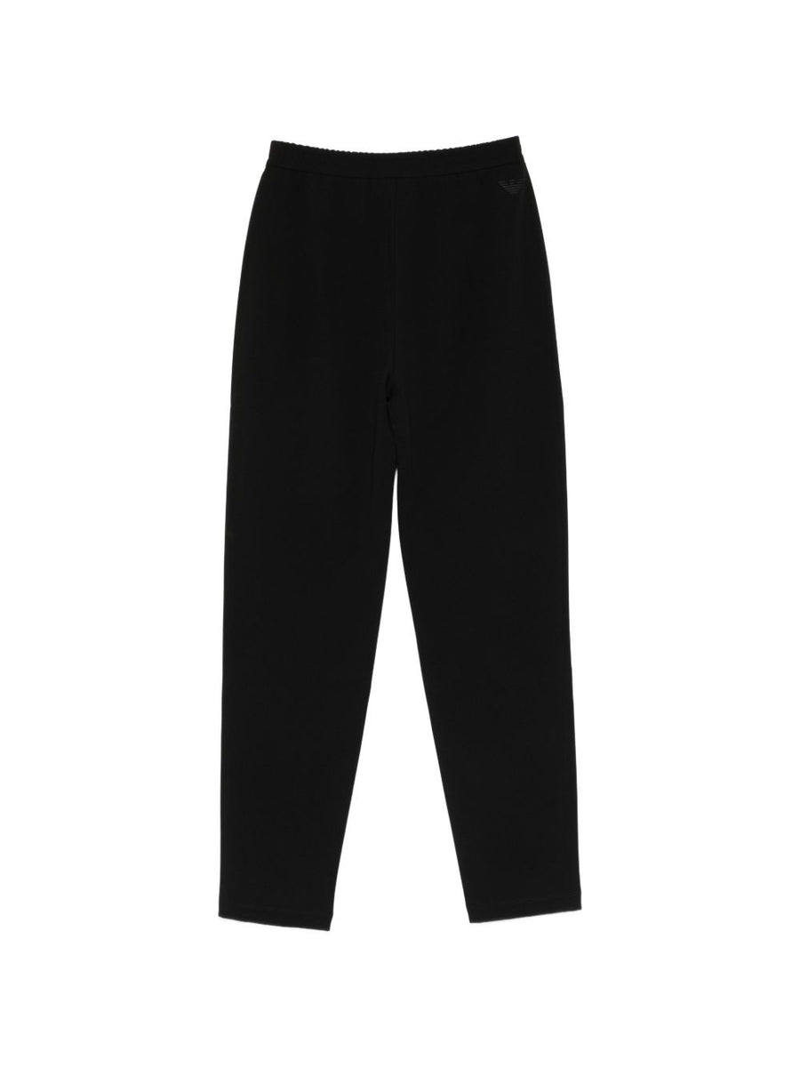Emporio Armani Women Slim Trousers With Elastic Waistband For Modern Office Wear