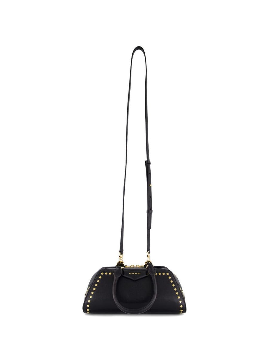 Givenchy Mini Antigona East West Box Leather Bag With Studs Detail Chic Modern Women