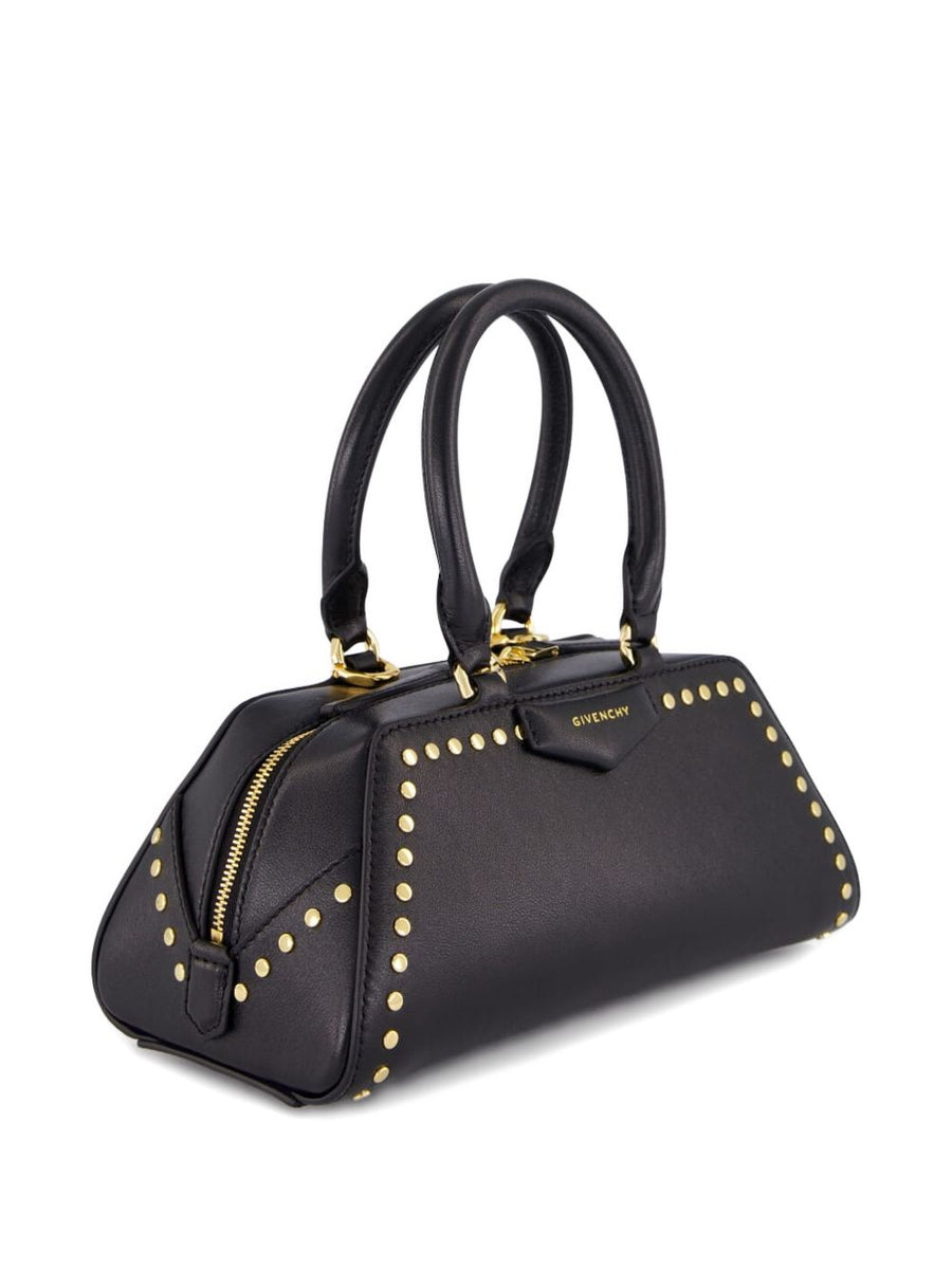 Givenchy Mini Antigona East West Box Leather Bag With Studs Detail Chic Modern Women