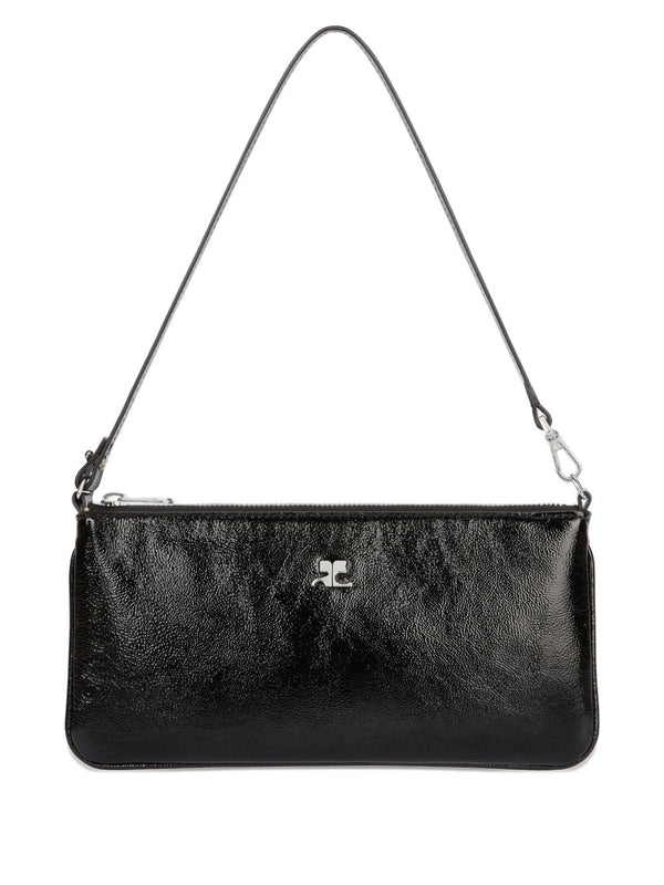 Courreges Pre Logo-Plaque Zipped Pouch