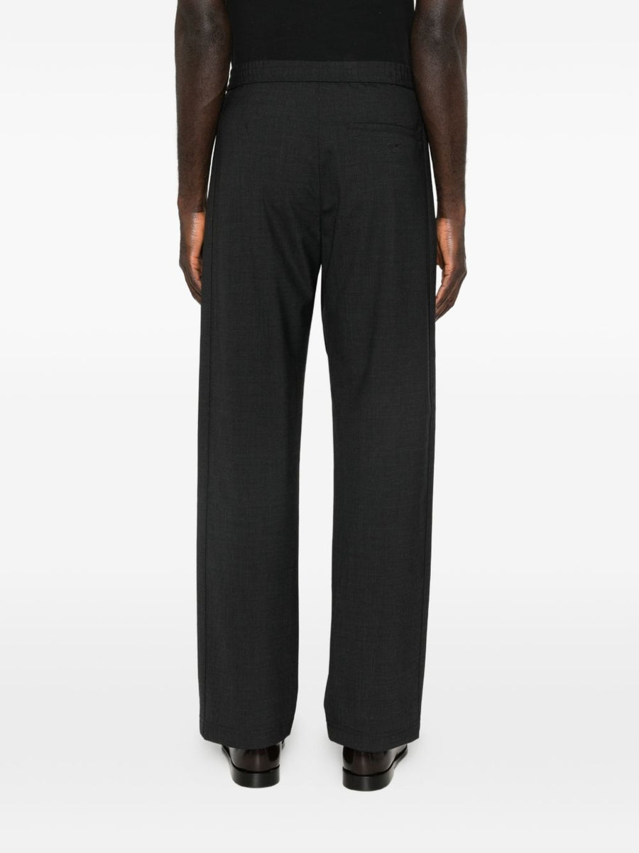 Emporio Armani Wool Blend Trousers for Men Timeless Tailoring Modern Comfort Polished Office to Evening
