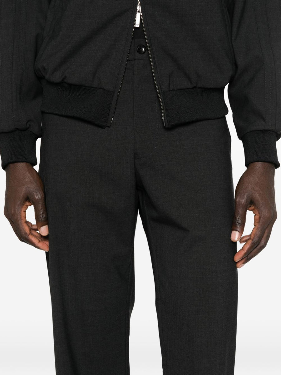 Emporio Armani Wool Blend Trousers for Men Timeless Tailoring Modern Comfort Polished Office to Evening