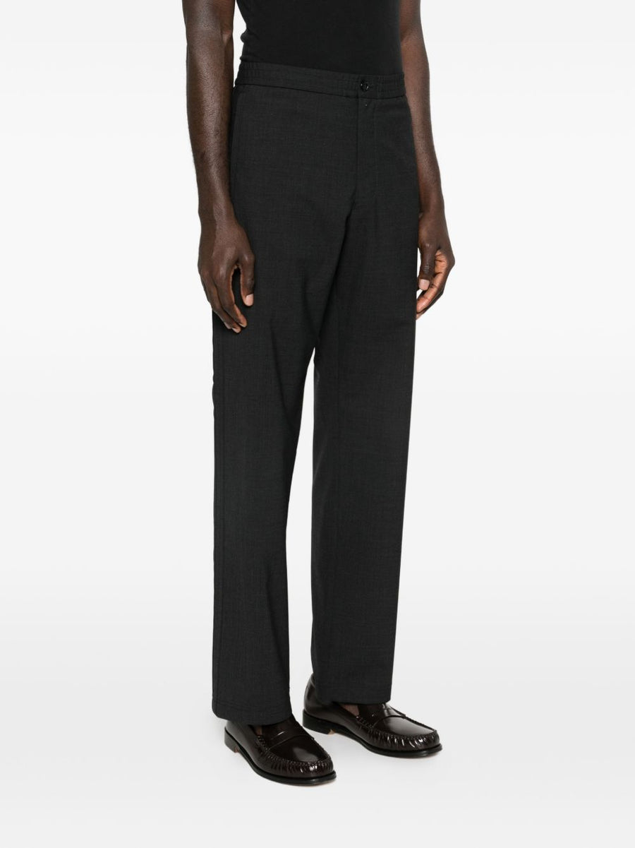 Emporio Armani Wool Blend Trousers for Men Timeless Tailoring Modern Comfort Polished Office to Evening