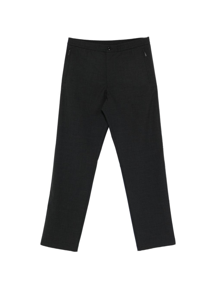 Emporio Armani Wool Blend Trousers for Men Timeless Tailoring Modern Comfort Polished Office to Evening