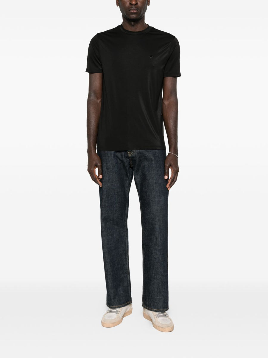 Emporio Armani Modal and silk blend t-shirt