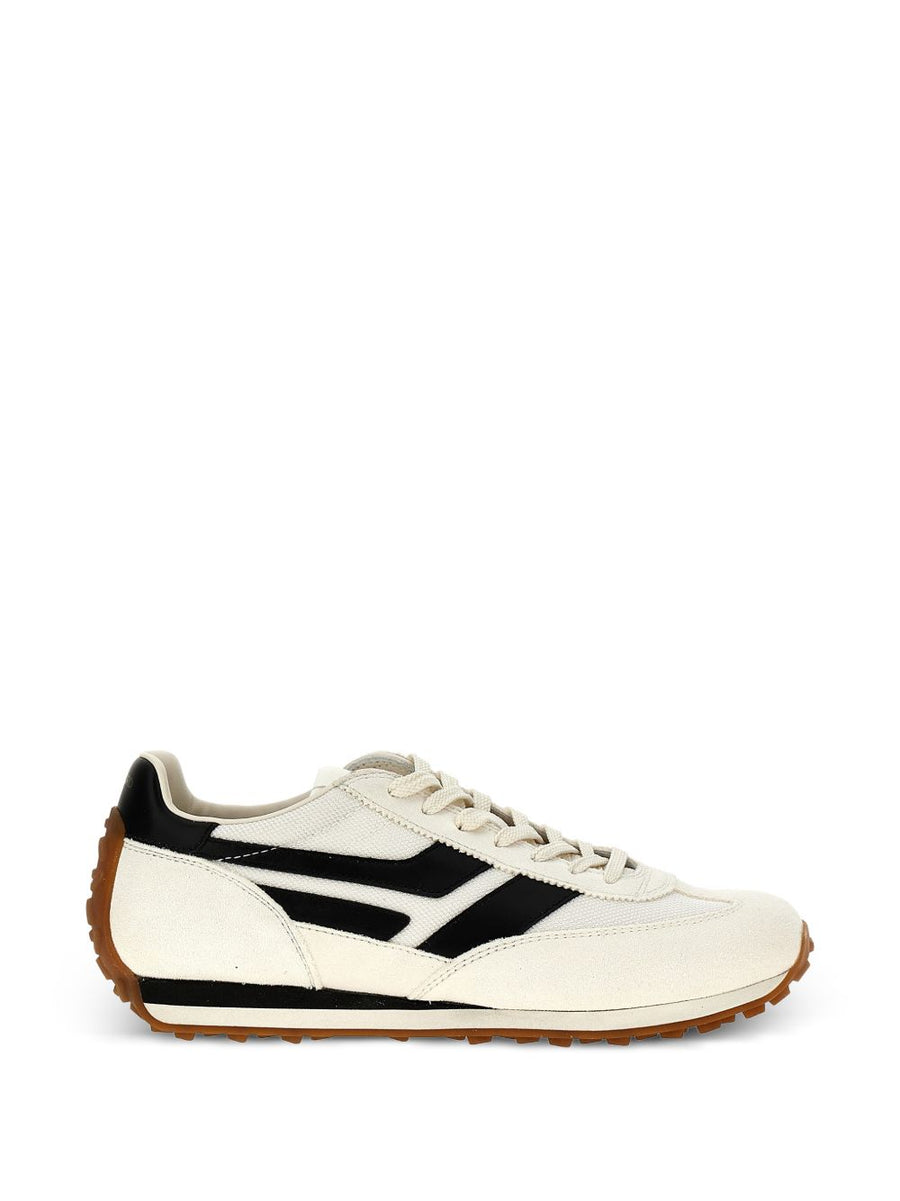 Tom Ford Mick Sneakers Luxury White Calf Leather With Black Suede Detailing For Men