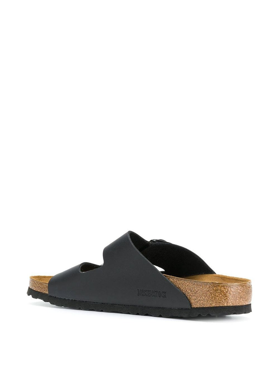 Birkenstock Arizona Leather Sandals Black EU Narrow Fit For Men