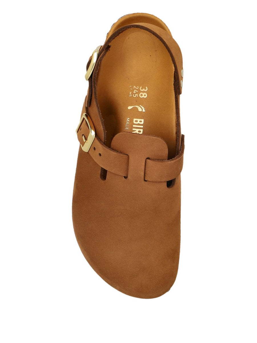 Birkenstock Tokio Slingback Clogs For Women With Moulded Footbed And Cork Platform