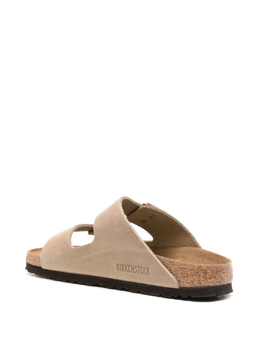 Birkenstock Arizona Sandals for Women Brown Suede Leather With Cork Footbed Narrow Fit