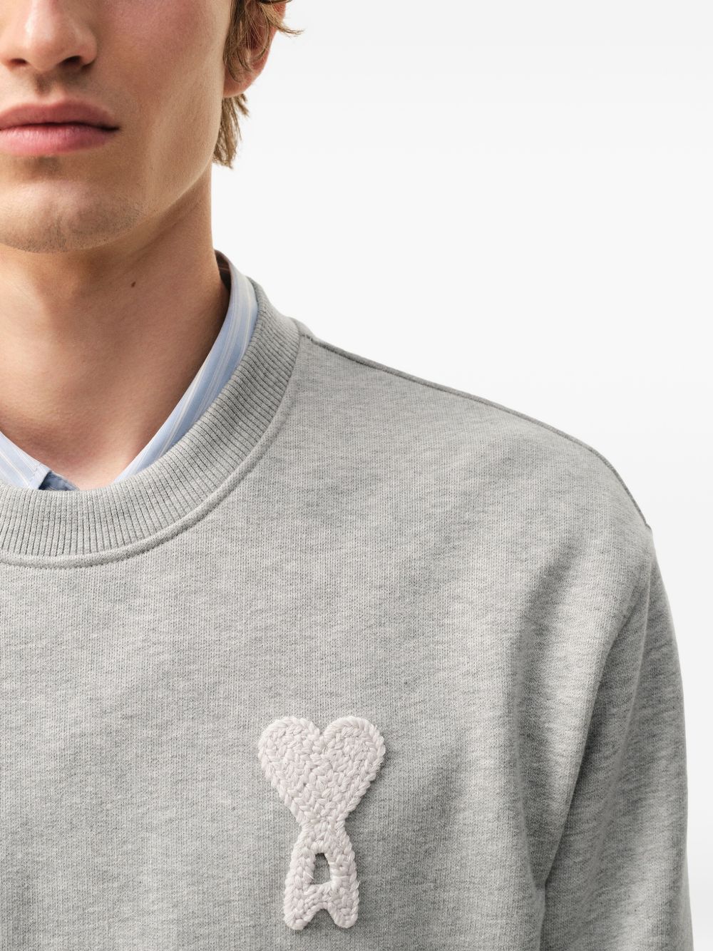Ami Paris Ami De Coeur cotton sweatshirt
