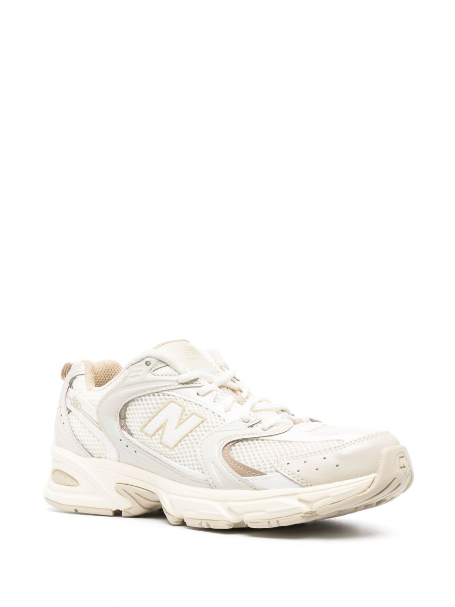 New Balance 530 Sneakers Unisex Cream White Calf Leather Upper Everyday Comfort And Style