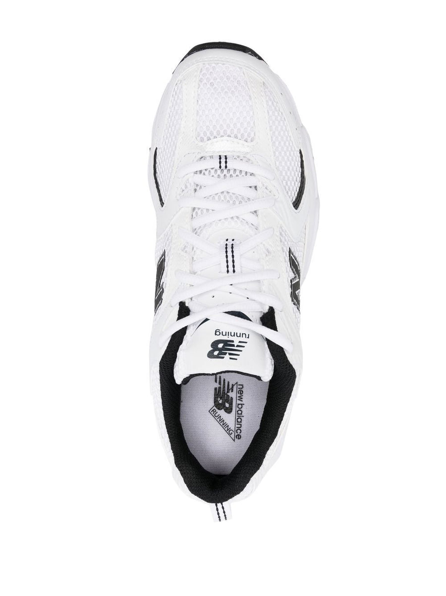 New Balance 530 Sneakers for Men Calf Leather Knit Upper Cloud White Everyday Comfort and Style