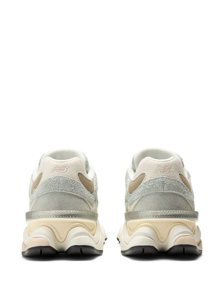New Balance 9060 Sneaker Unisex All Day Comfort Streetwear Grey Mesh Beige Suede Overlays