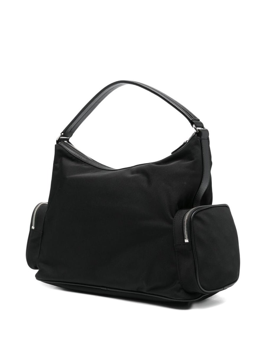 Stella McCartney Dartmoor Nylon Shoulder Bag Black Compact Versatile Everyday City Carry Women