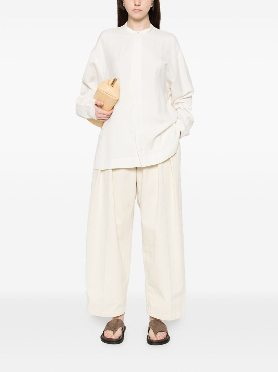 Studio Nicholson PRE Karst Linen Blend Shirt Luxurious Women Off White Relaxed Fit