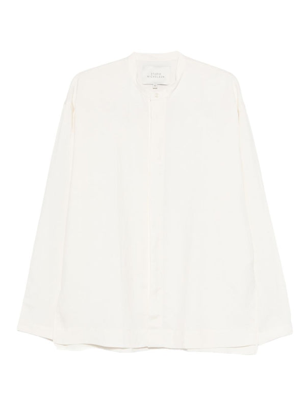 Studio Nicholson PRE Karst Linen Blend Shirt Luxurious Women Off White Relaxed Fit