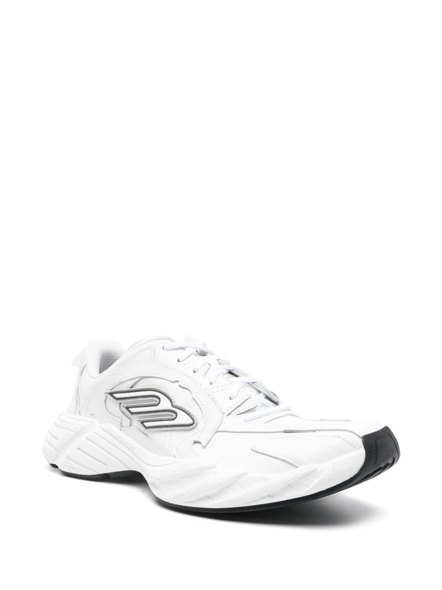 Balenciaga Monday Leather Sneakers For Men Premium Leather Blend Bold Chunky Sole Luxury