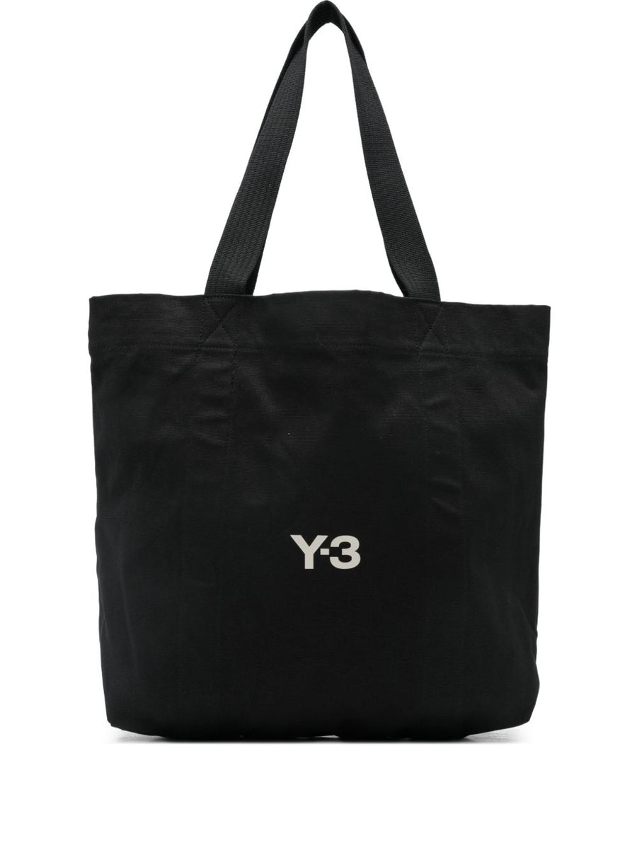 Y3 Canvas Tote Bag Luxury Shopper For Men With Internal Slip Pocket And Dust Bag