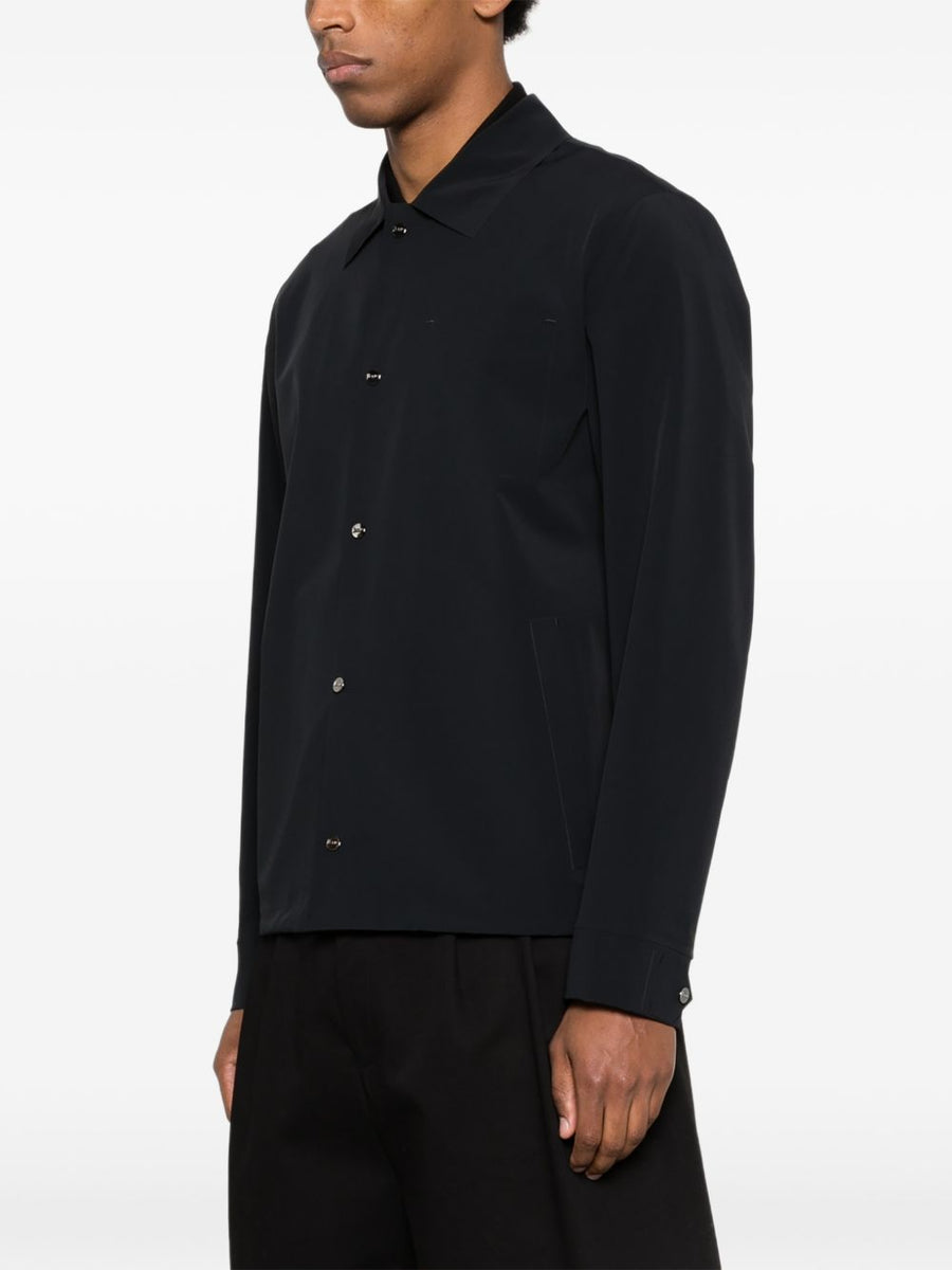 HERNO Nylon Overshirt for Men Lightweight Stretch Jacket And Shirt Hybrid Urban Travel Ready
