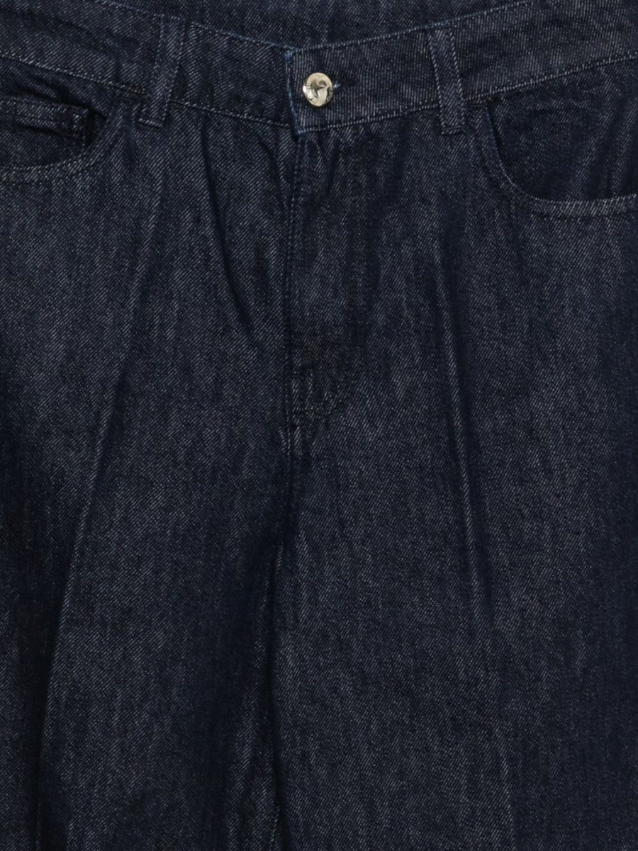 Emporio Armani Jeans For Women Navy Denim With Lyocell Blend Soft Comfort And Tailored Fit