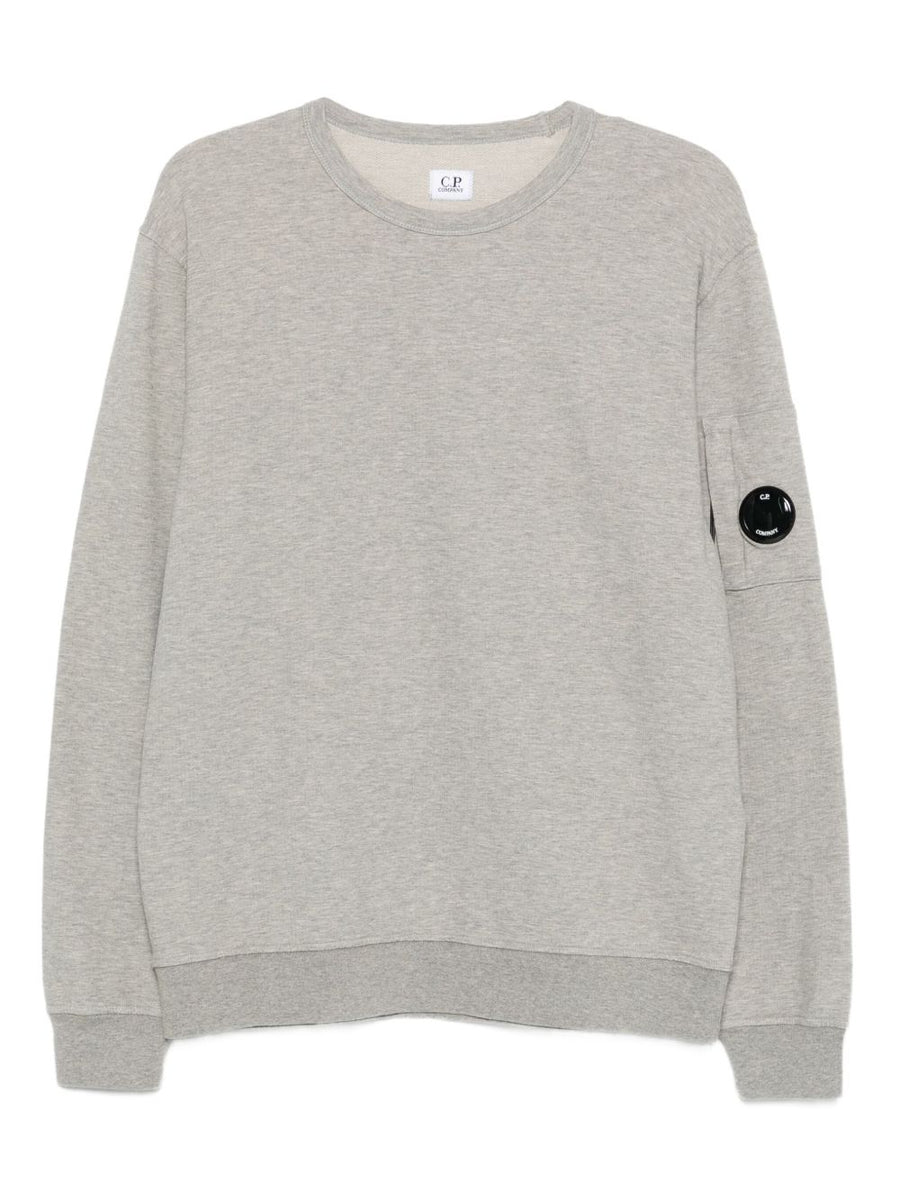 C.P. Company Cotton Crewneck Sweatshirt For Men Premium 100 Percent Cotton With Lens Detail Pocket