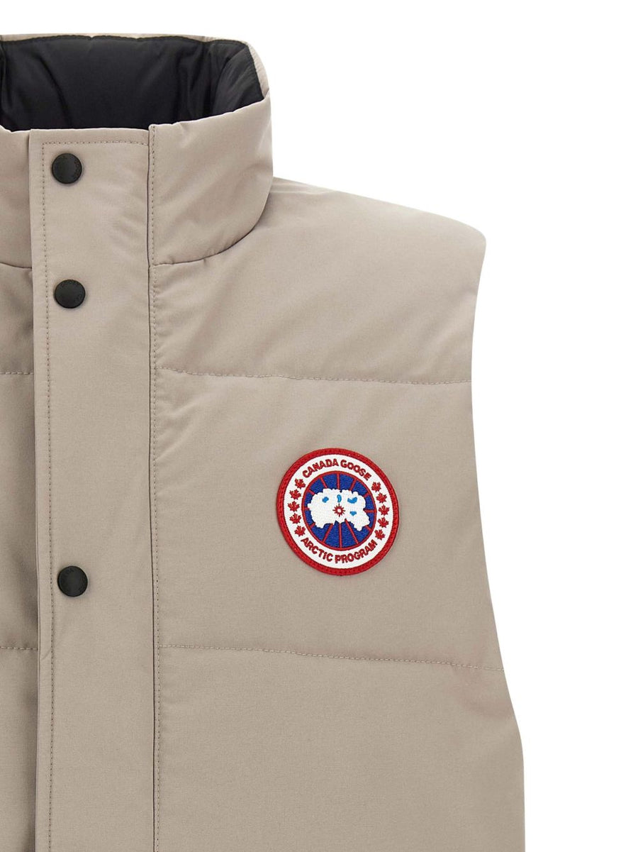 Canada Goose Freestyle Down Vest For Men Lightweight Quilted Padding For Versatile Layering Premium Grey Nylon