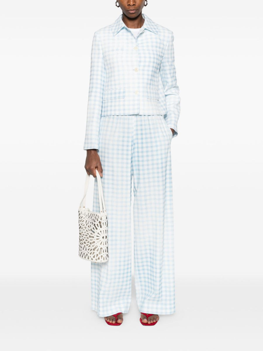 Ermanno Scervino Wide Leg Trousers For Women With Elastic Waist And Fluid Drape Luxe