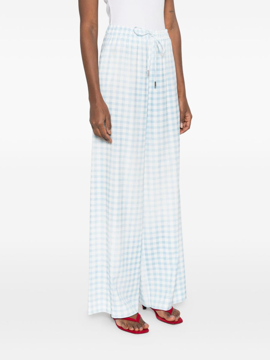 Ermanno Scervino Wide Leg Trousers For Women With Elastic Waist And Fluid Drape Luxe