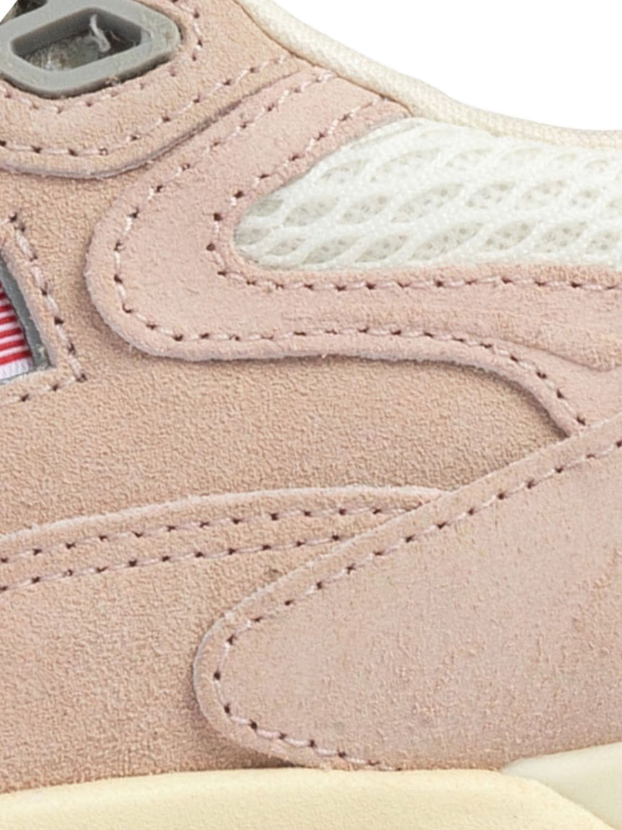 Autry Hyperway Pink Leather Sneakers For Women All Day Comfort With Low Top Design