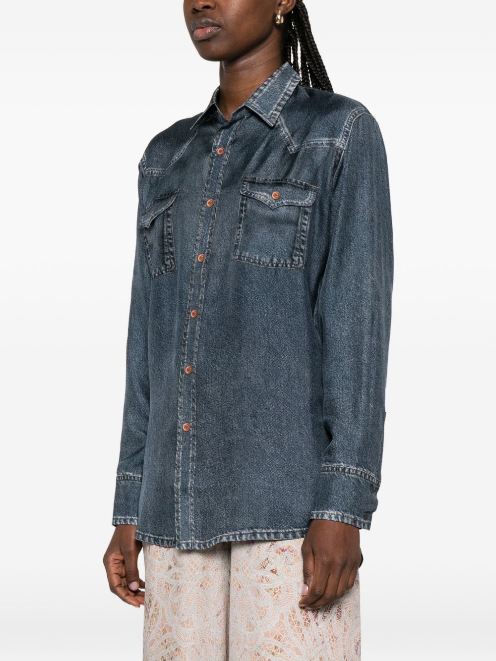 Pierre Louis Mascia Silk shirt