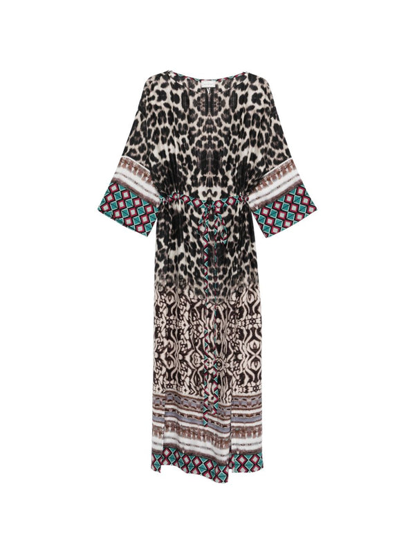 Pierre Louis Mascia Printed silk dress