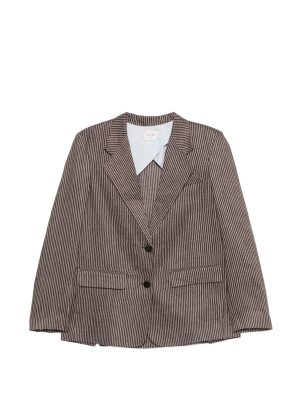 Alysi Single-breasted blazer jacket