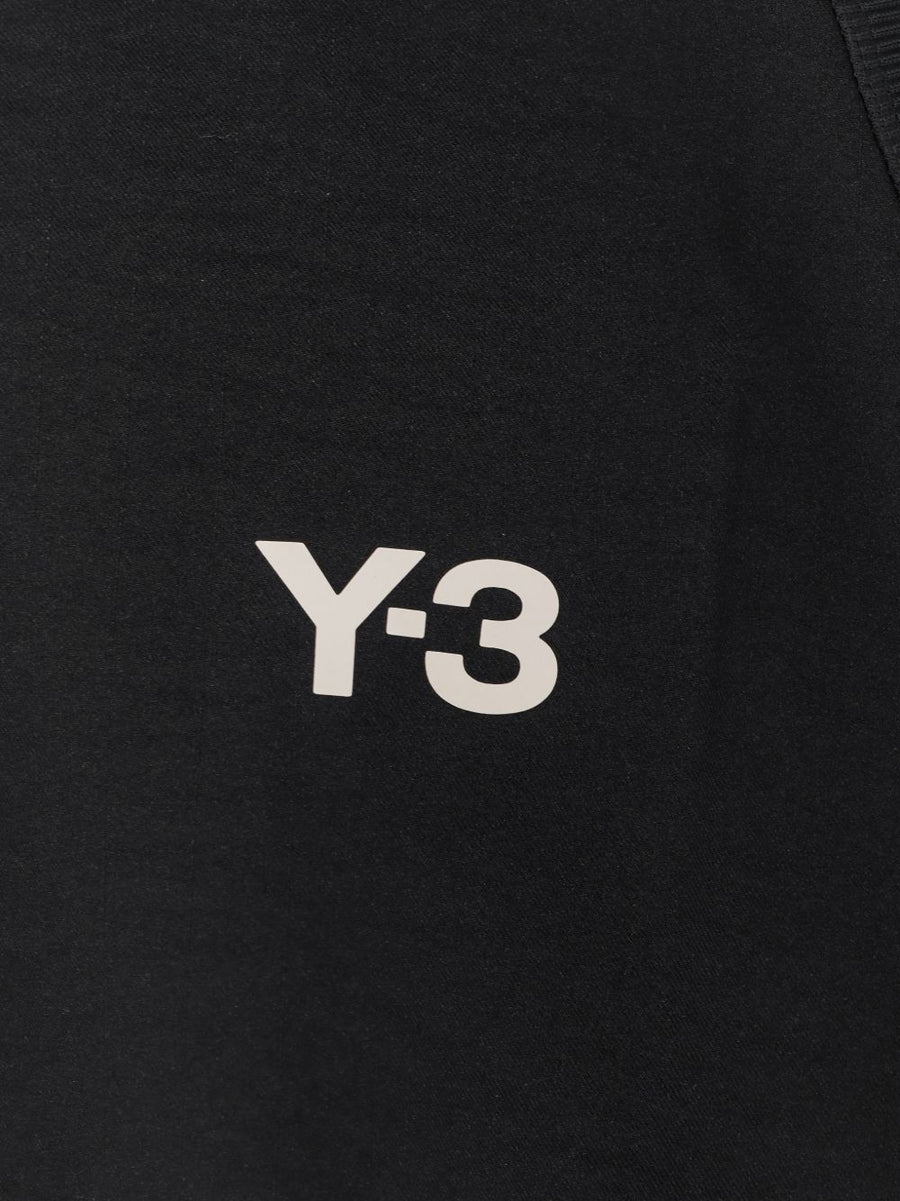 Y3 Logo Tank Top For Men Premium Black Sleeveless Tee With Bold Three Stripes Print