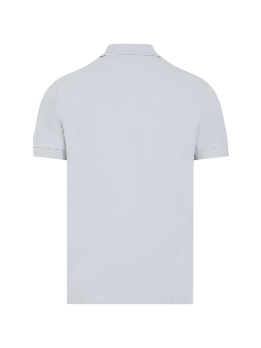 Stone Island Logo Polo Shirt Men Premium Cotton Stretch
