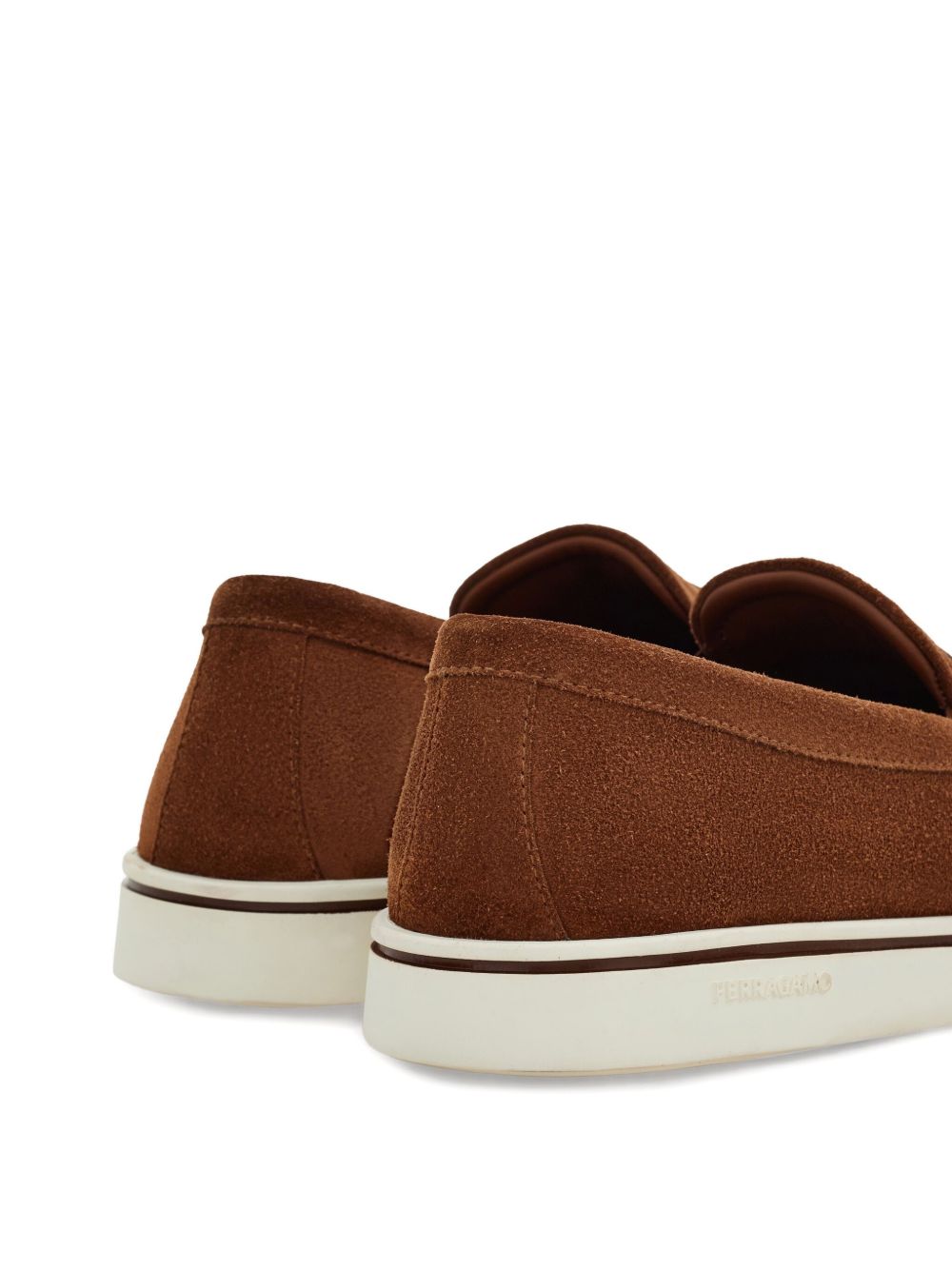 Ferragamo Boat shoe loafer with Gancini ornament