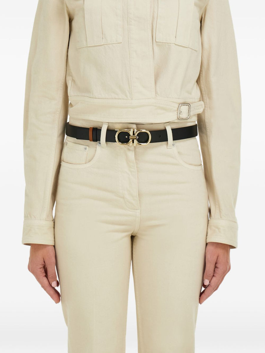 Ferragamo Reversible And Adjustable Gancini Belt